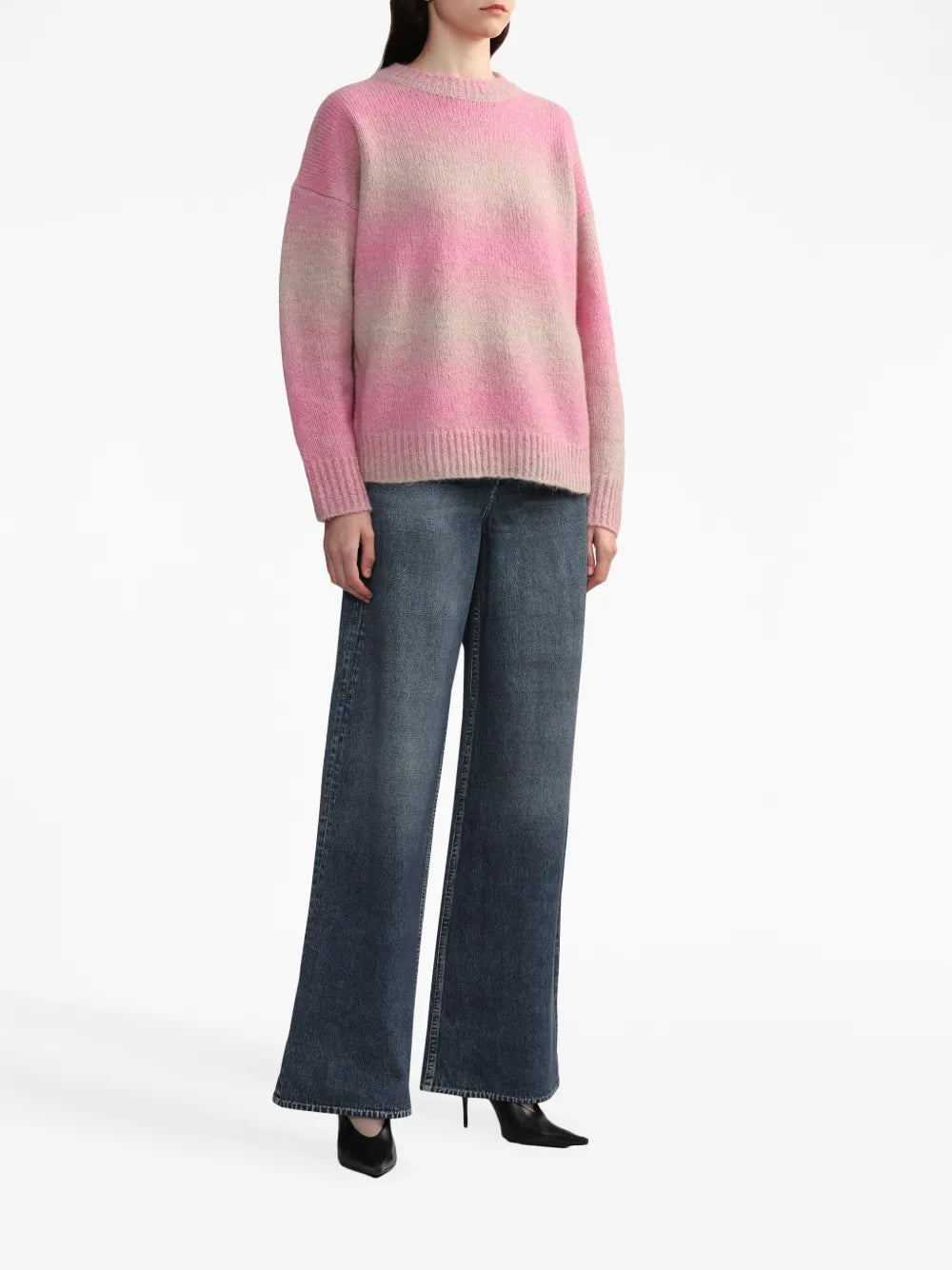 Mid-Rise Wide-Leg Jeans