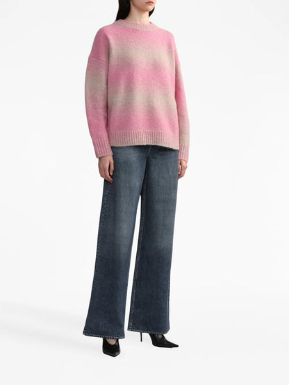Mid-Rise Wide-Leg Jeans