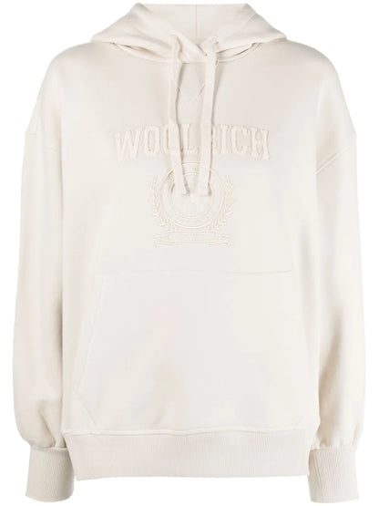 Logo-Embroidered Long-Sleeve Hoodie