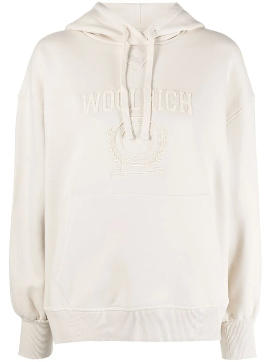Logo-Embroidered Long-Sleeve Hoodie