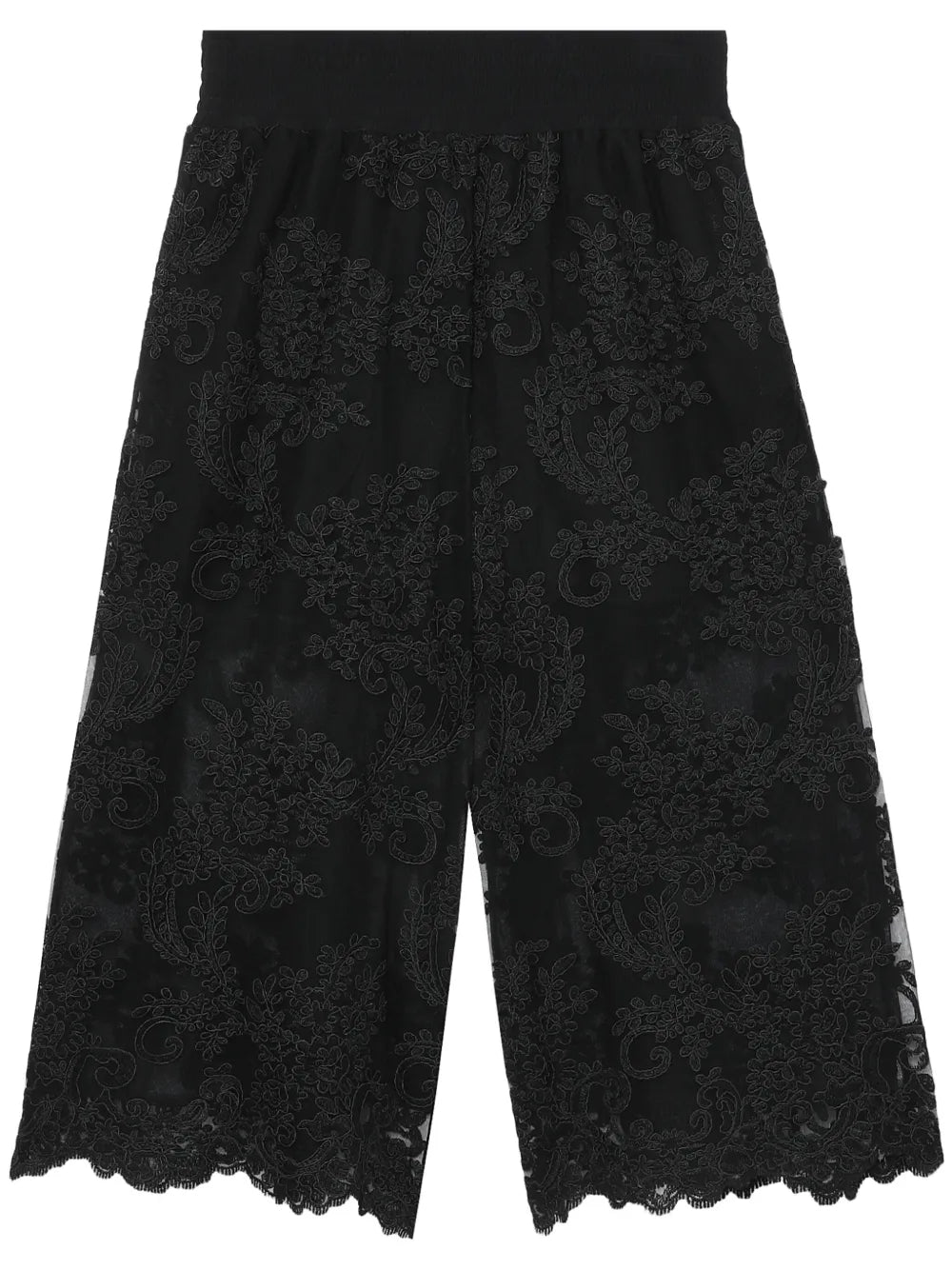 Floral-Lace Shorts