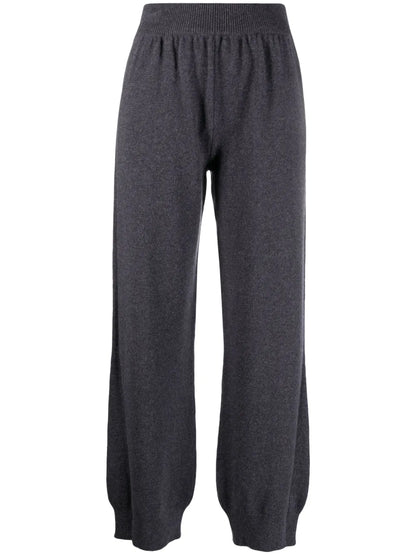 Tapered-Leg Cashmere Trousers
