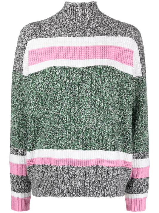 Colour-Block Cashmere Jumper