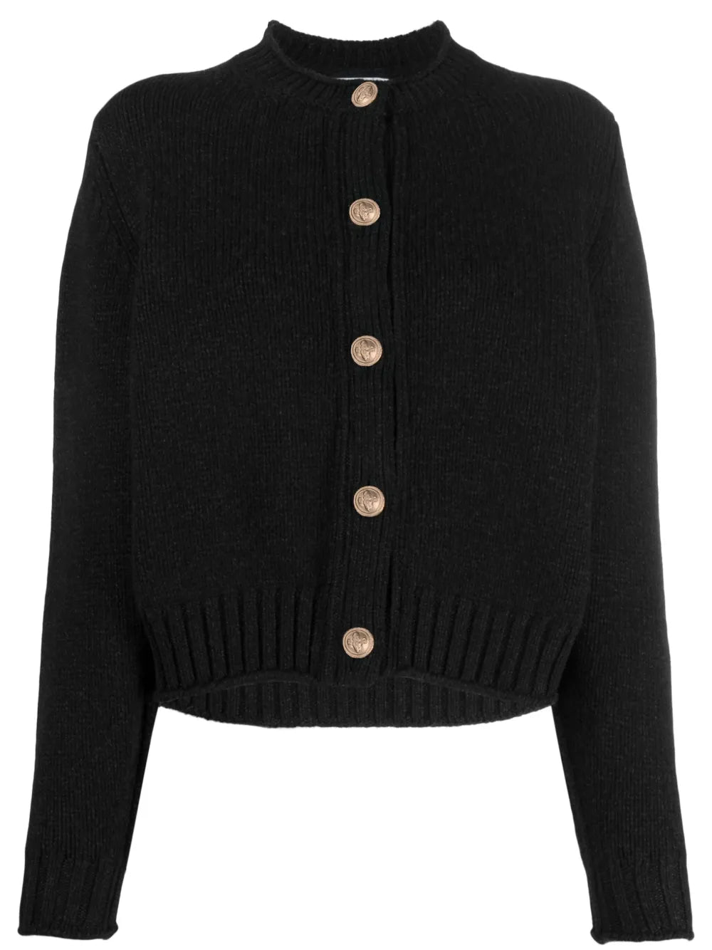 Button-Up Cashmere Cardigan