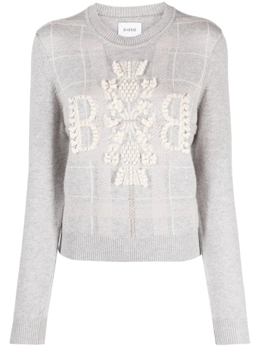 Tartan-Check Cashmere Jumper
