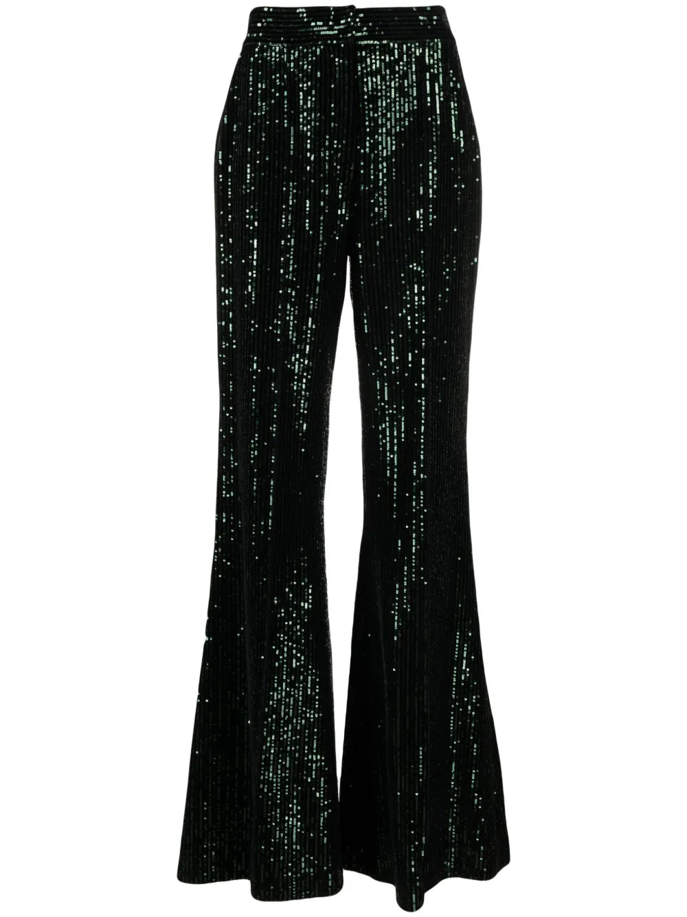 Sequinned Flared Trousers