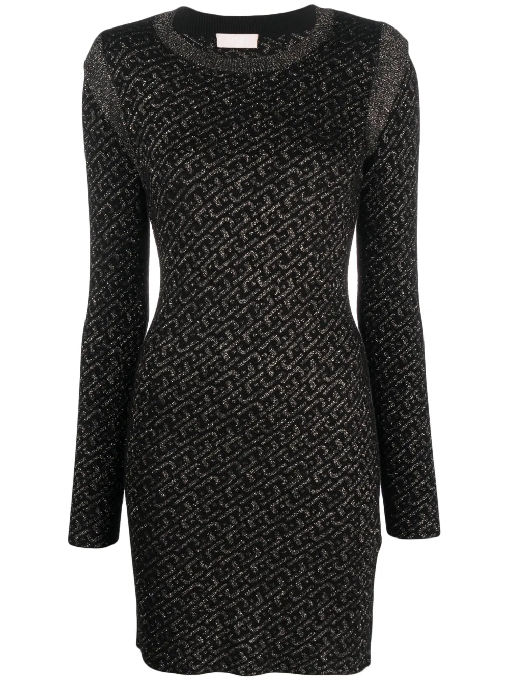 Logo-Jacquard Knitted Minidress