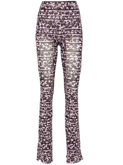 Halcyon Blossom-Print Trousers
