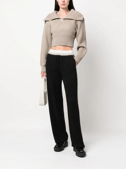 Stripe-Detail Trousers