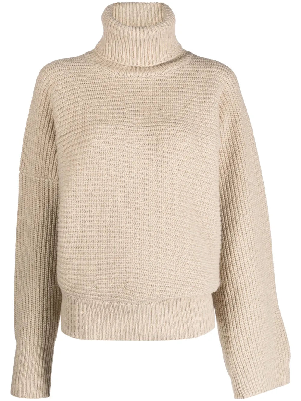 Regenerated-Cashmere Cape Jumper