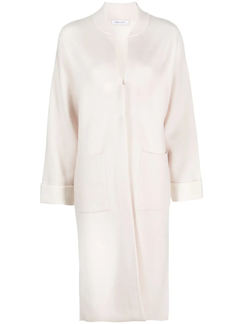Wool-Cashmere Blend Mid-Length Coat