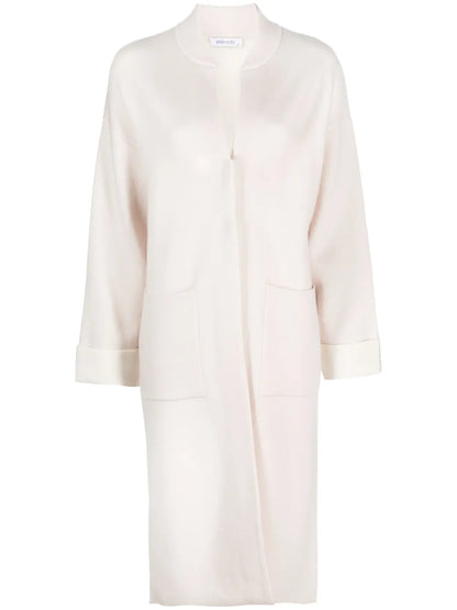 Wool-Cashmere Blend Mid-Length Coat