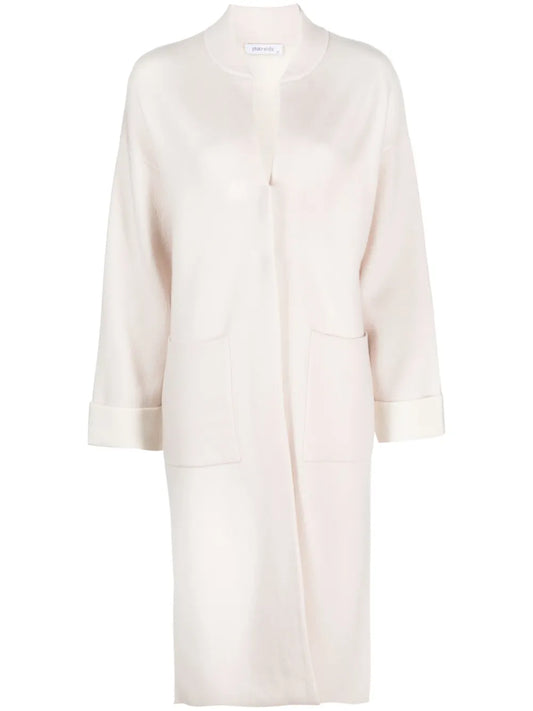 Wool-Cashmere Blend Mid-Length Coat