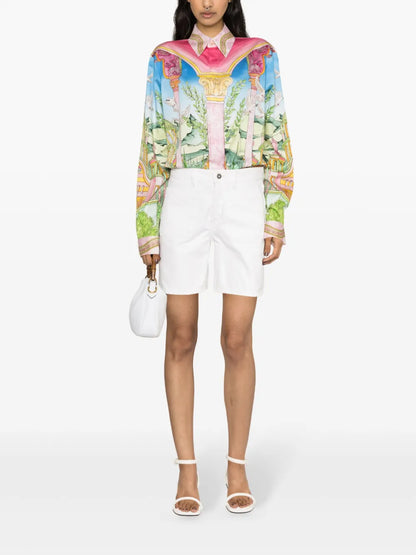 Le Jardin Ideal-Print Shirt