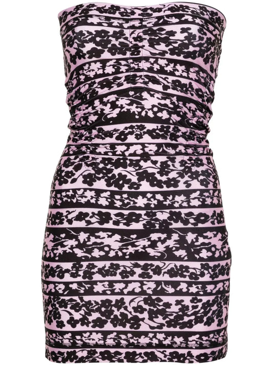 Skinn Blossom-Print Minidress