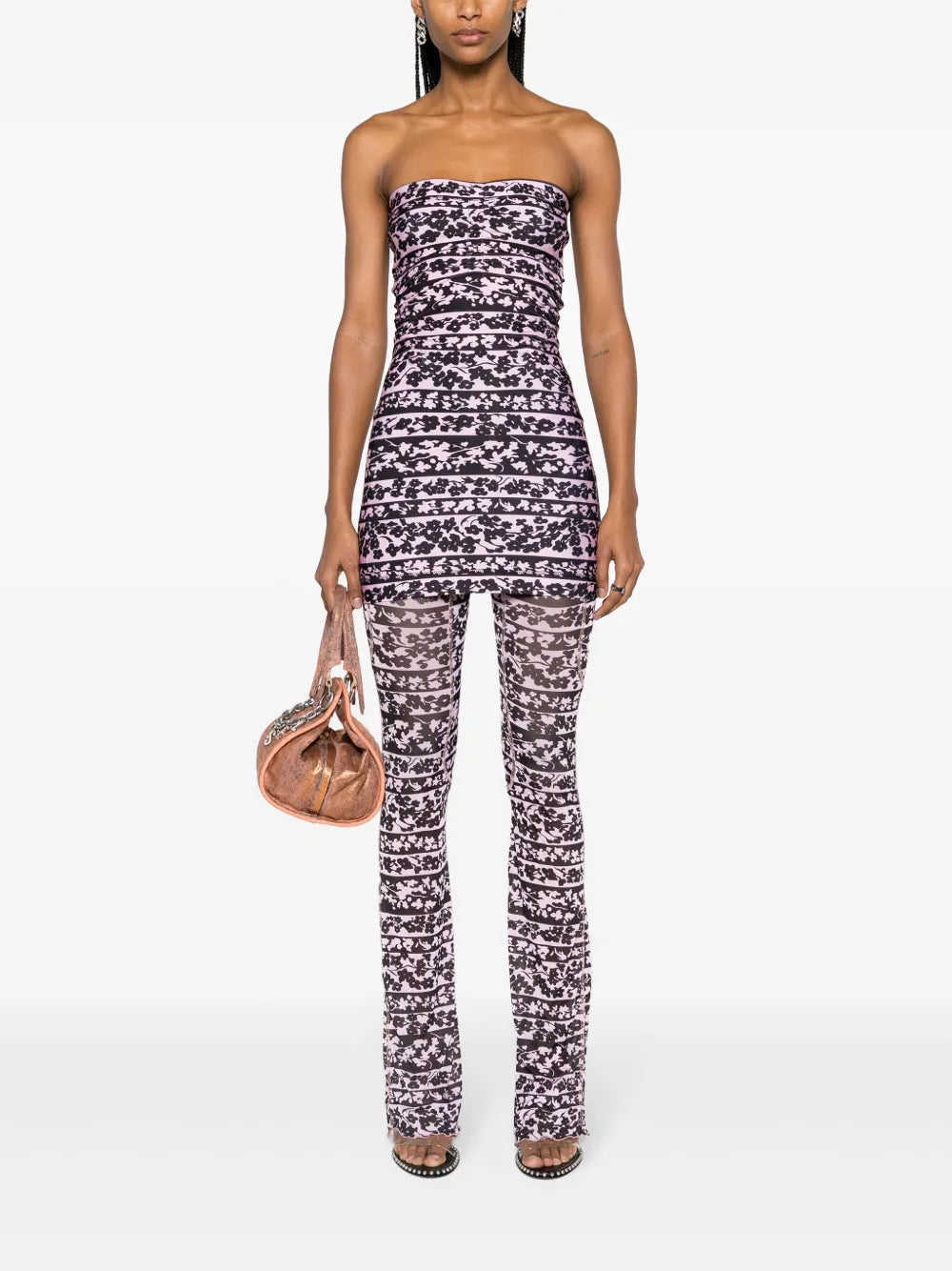 Skinn Blossom-Print Minidress