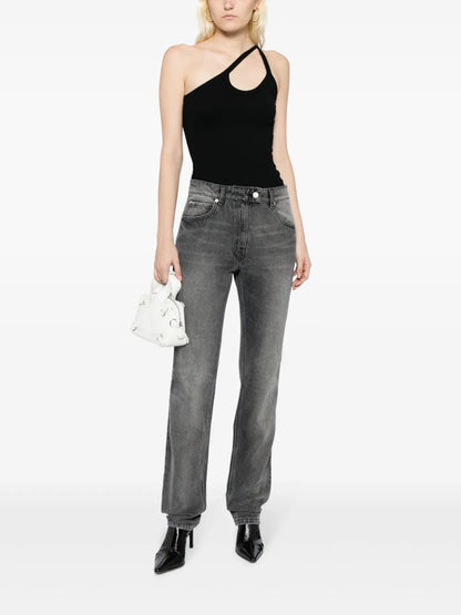 Straight-Leg Cotton Jeans