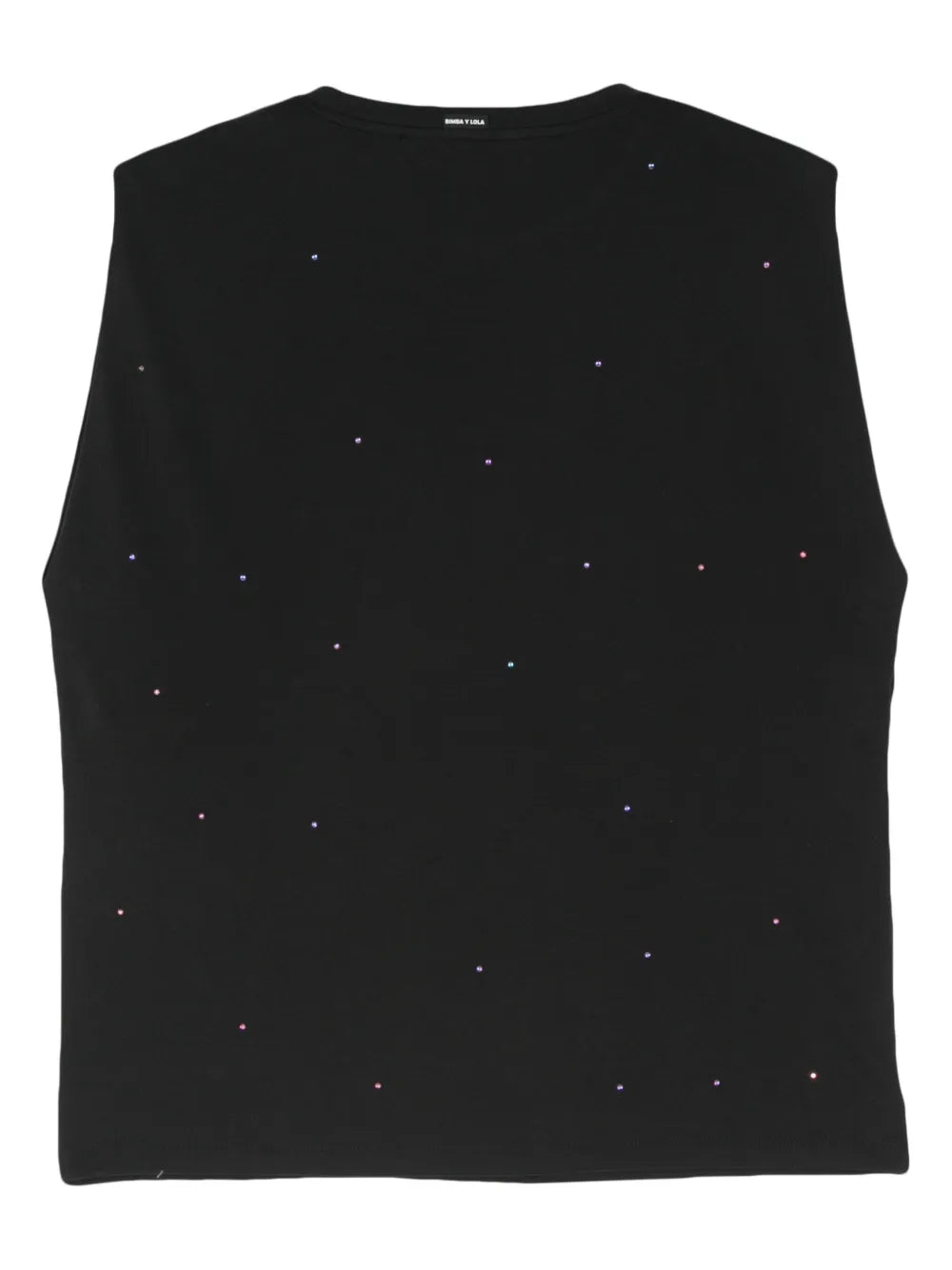 Sleeveless Crystal-Embellished Top