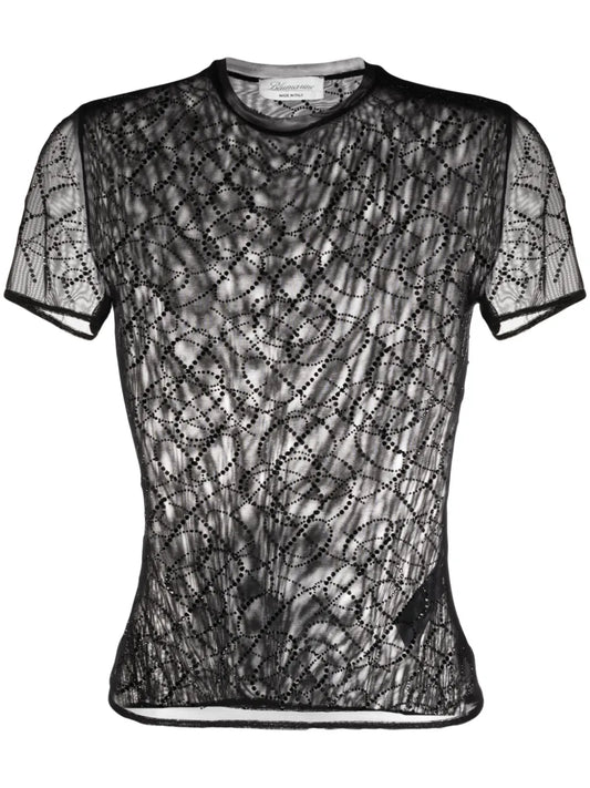 Point D'Espirit Sheer T-Shirt