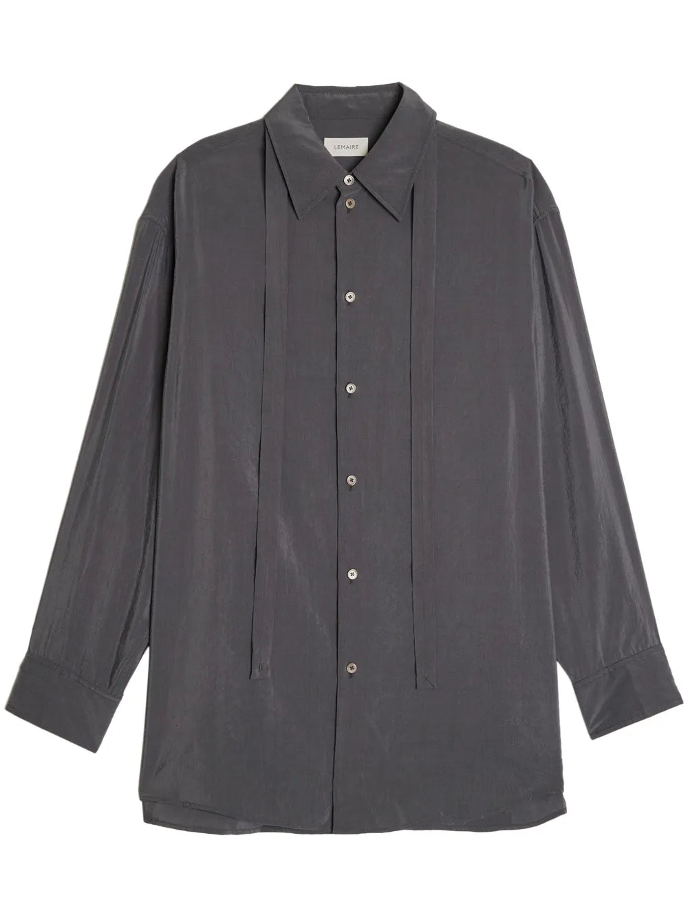 Neck-Tie Cotton Shirt