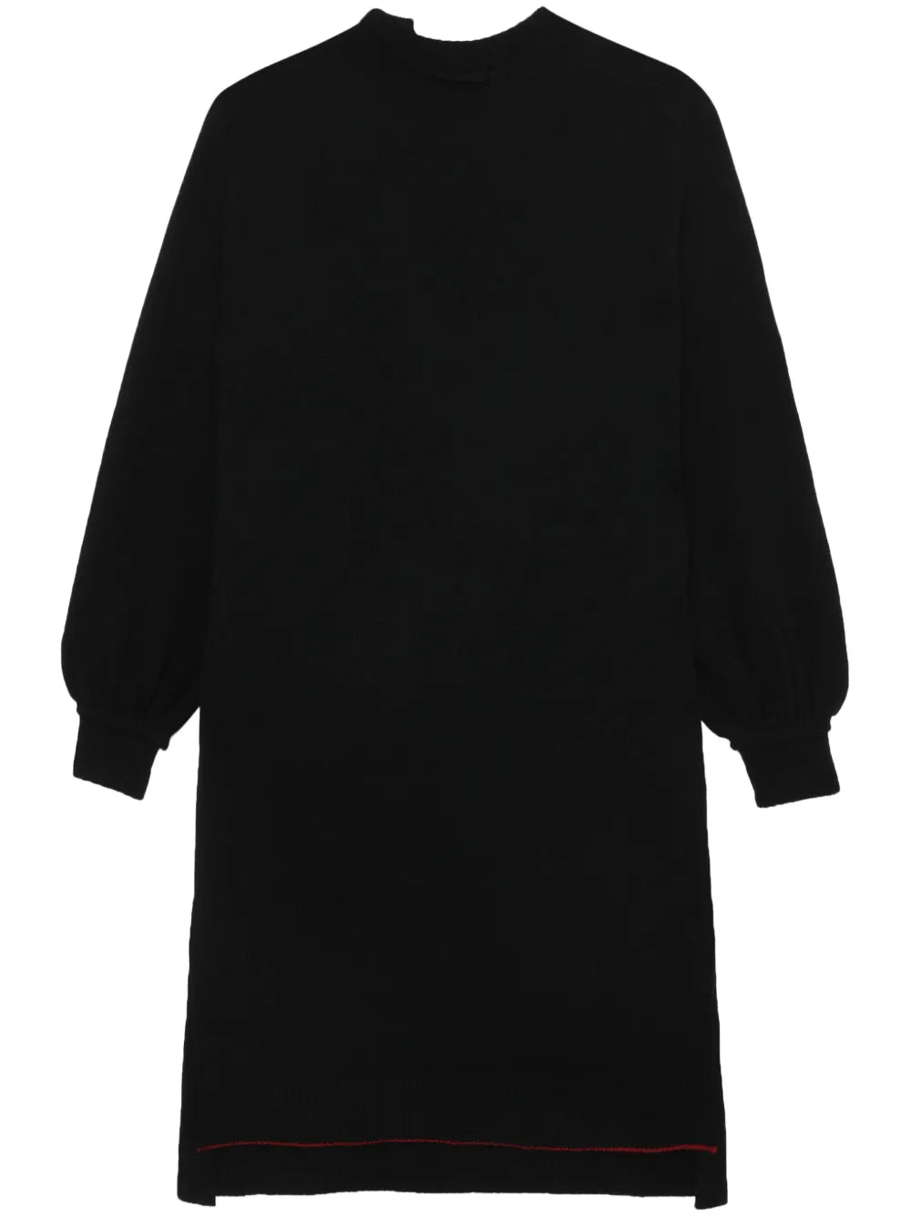 Crew-Neck Knitted Dress