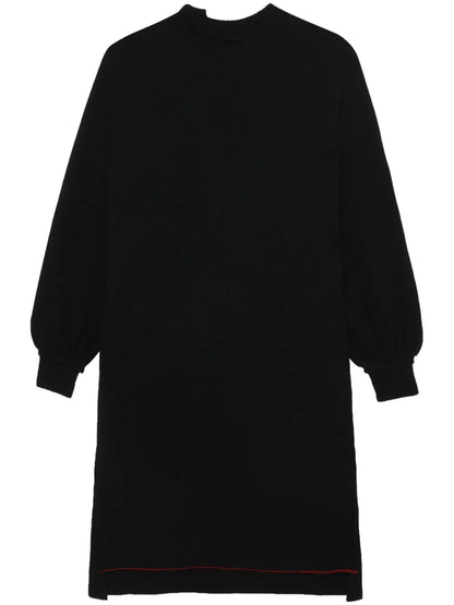 Crew-Neck Knitted Dress