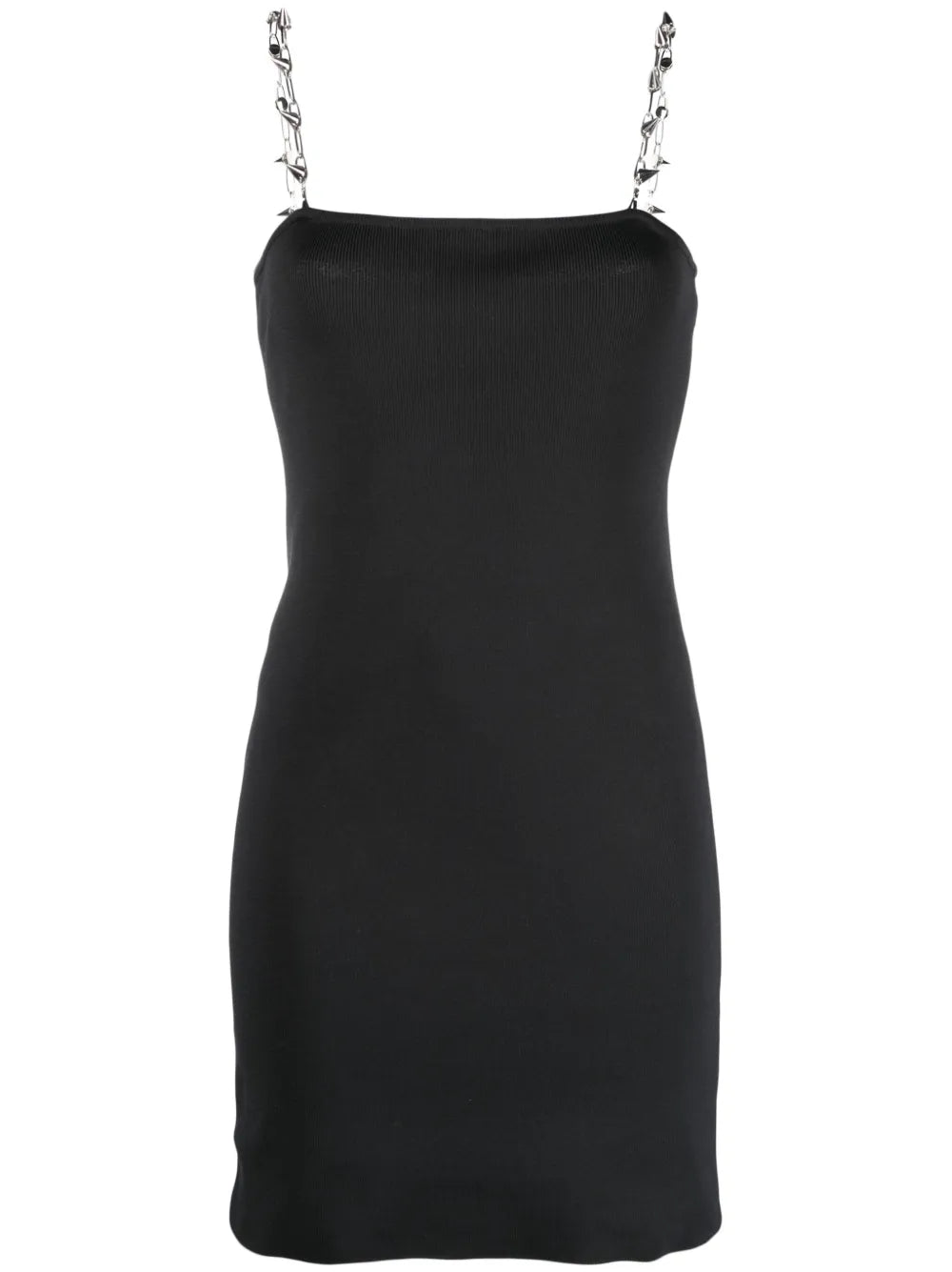 Studded Chain-Strap Minidress