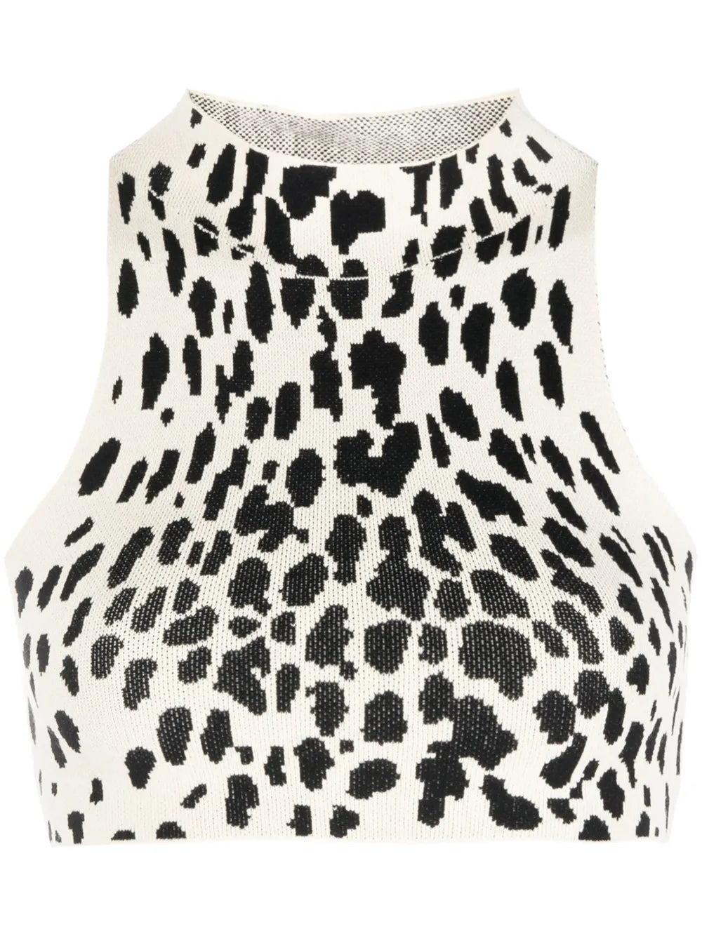Sheena Animal-Pattern Crop Top