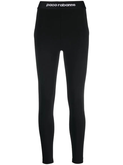 Logo-Waistband High-Waisted Leggings