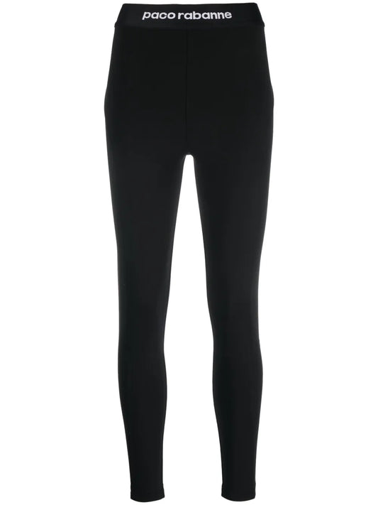 Logo-Waistband High-Waisted Leggings