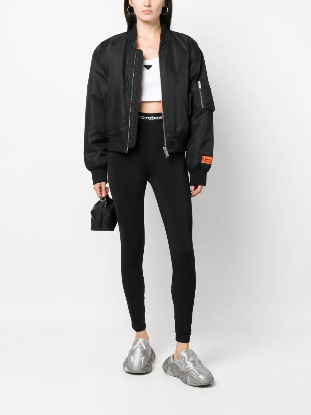 Logo-Waistband High-Waisted Leggings