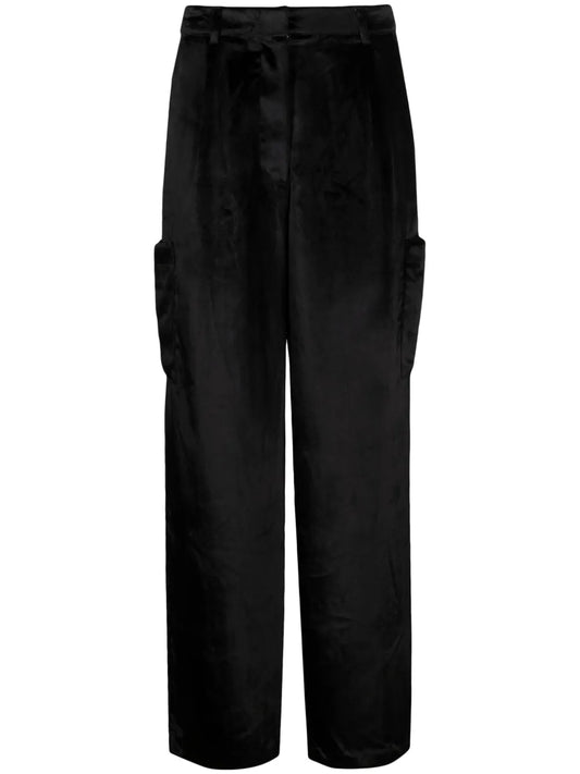 Luli Wide-Leg Cargo Trousers