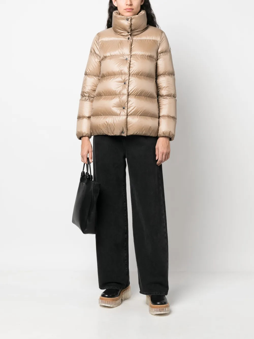 Funnel-Neck Padded Puffer Jacket