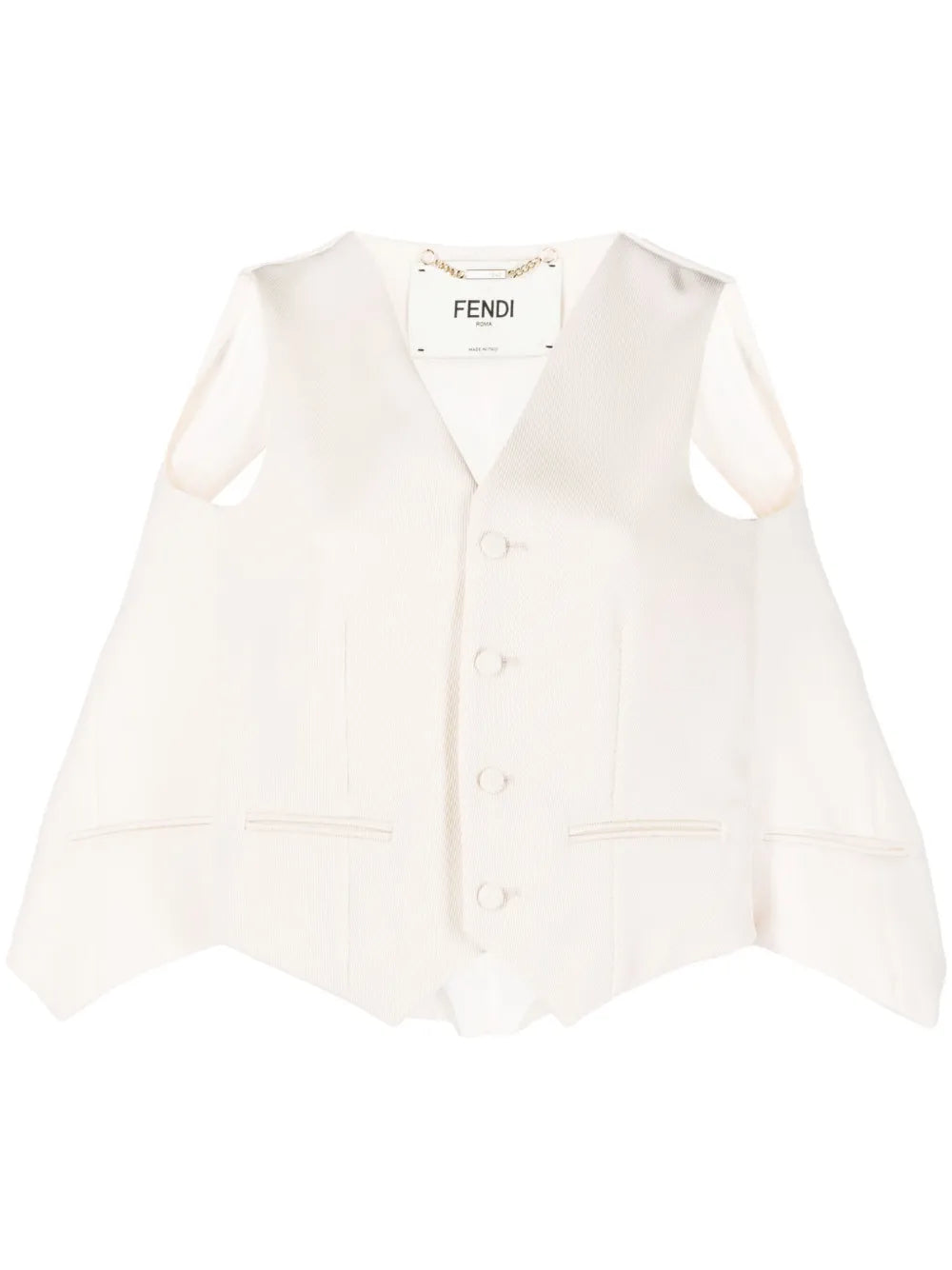 Cut-Out Tailored Cape