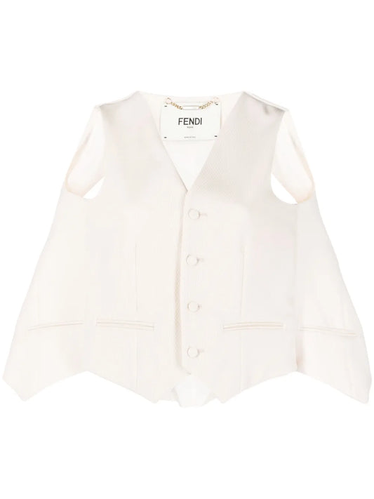 Cut-Out Tailored Cape