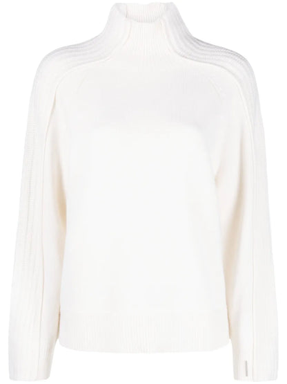 Mock-Neck Wool Jumper