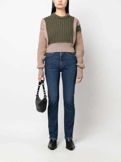 Slim-Fit Cotton-Blend Jeans