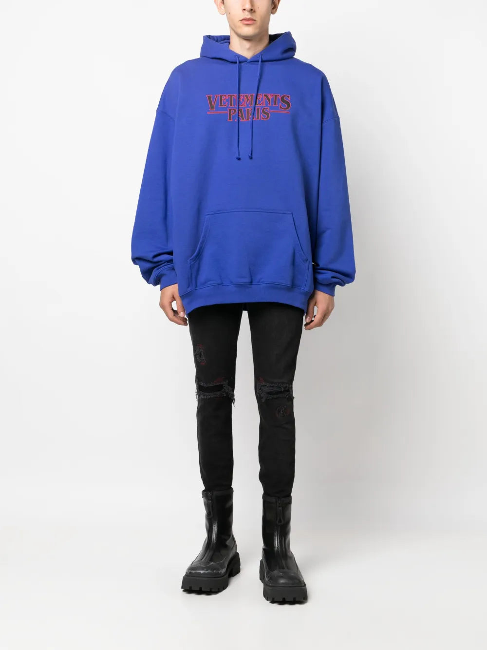 Logo-Print Cotton Hoodie
