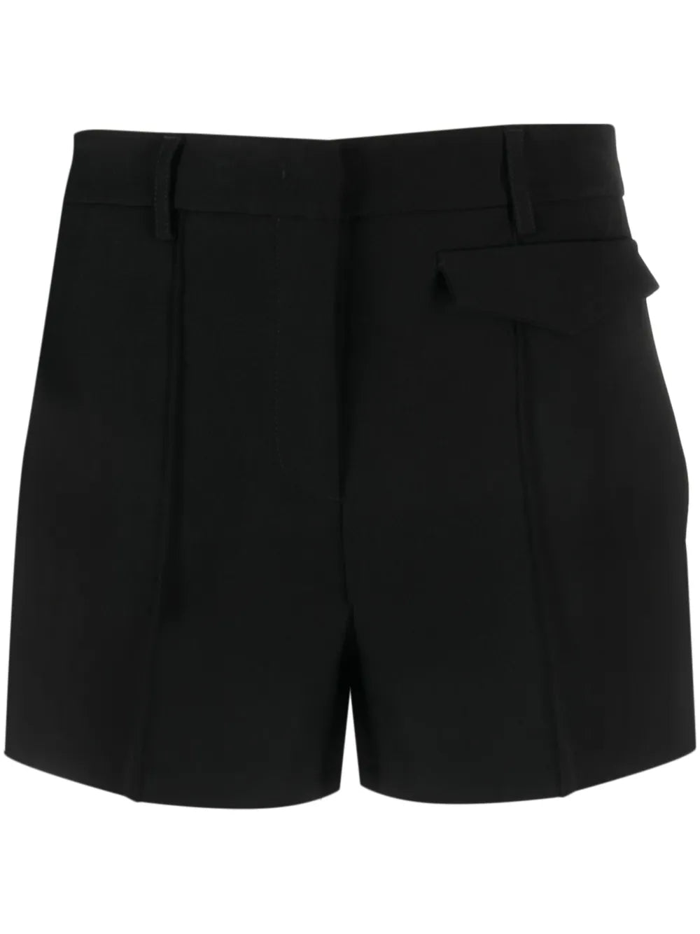 Pressed-Crease Short Shorts