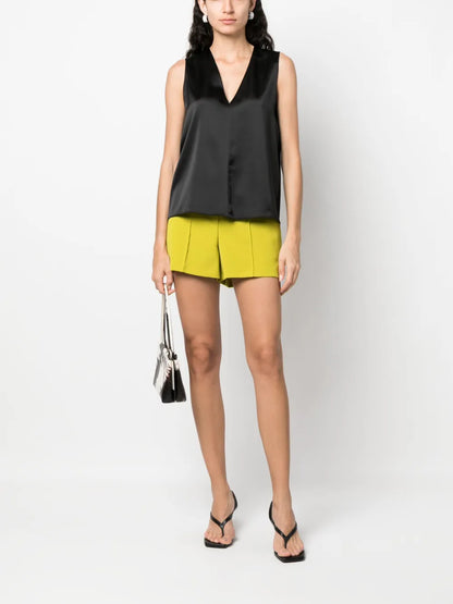 V-Neck Satin Tank Top