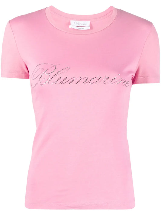 Logo-Embellishment Cotton T-Shirt