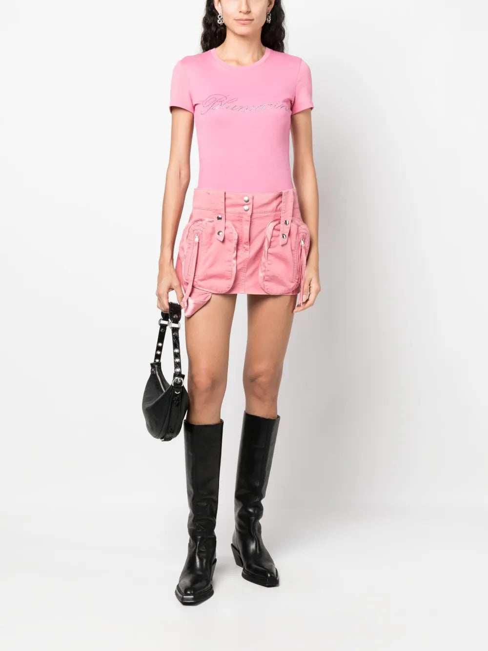 Logo-Embellishment Cotton T-Shirt