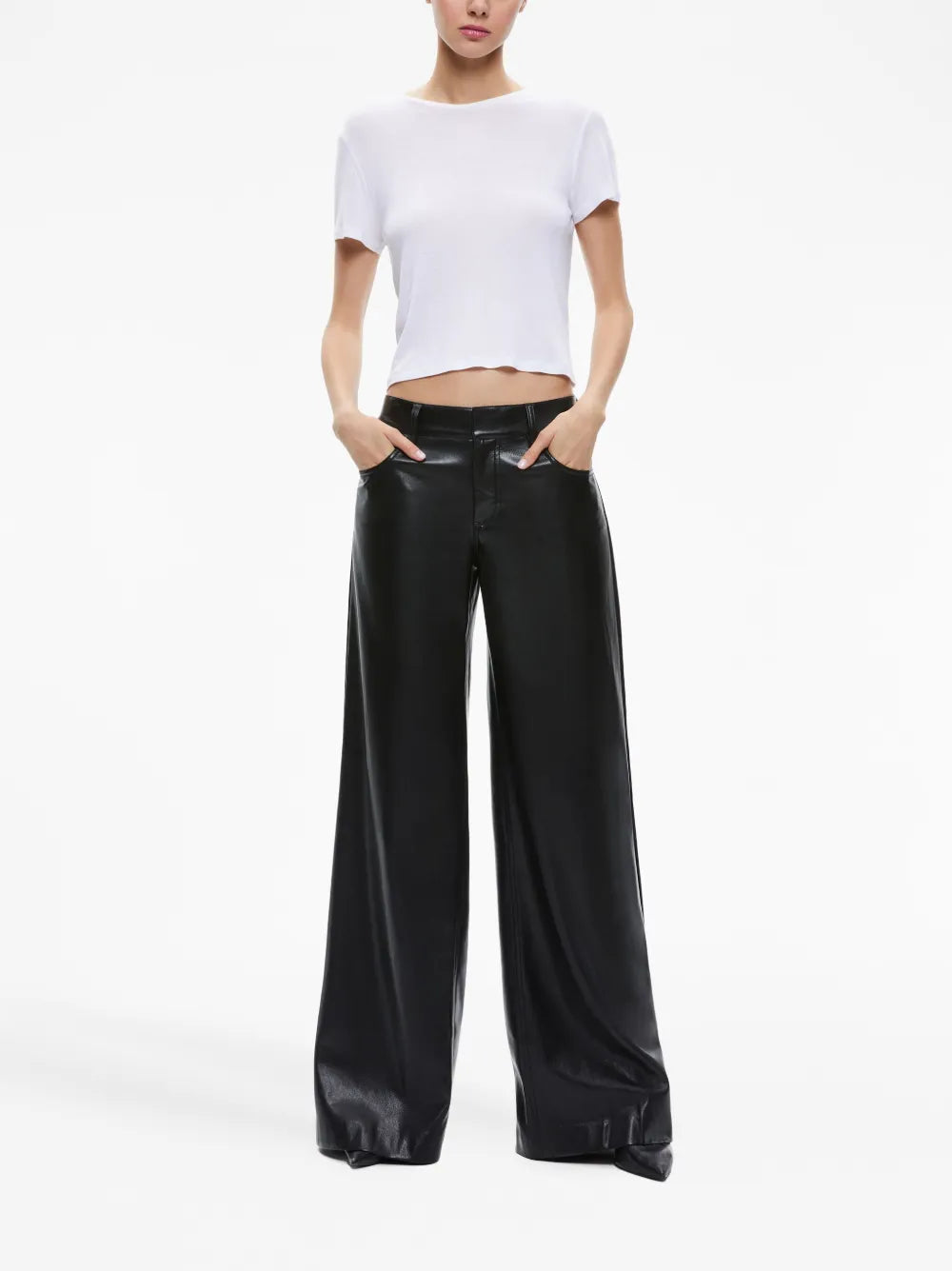 Trish Low-Rise Flared Trousers
