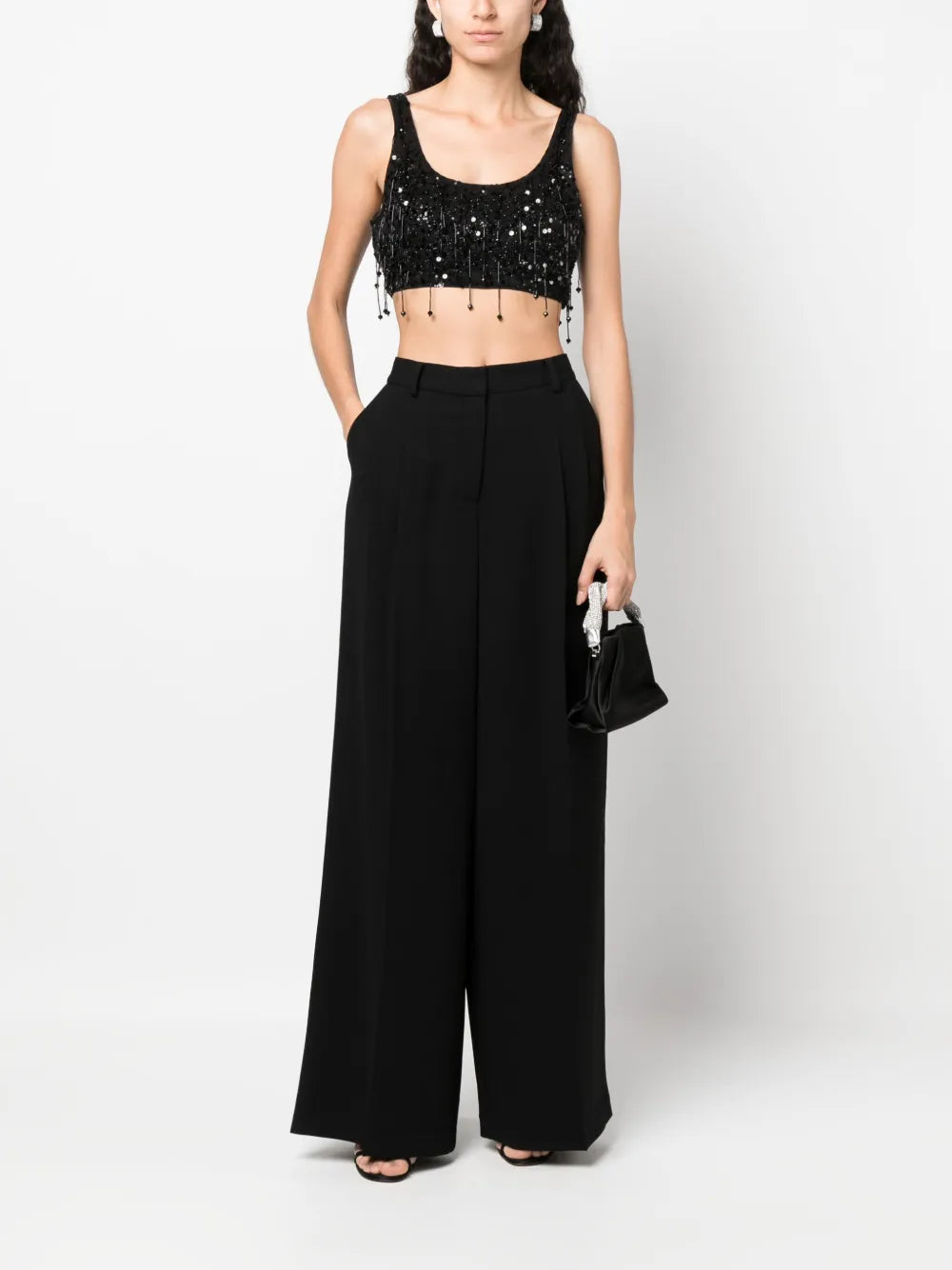 Sanaz Pleated Palazzo Pants