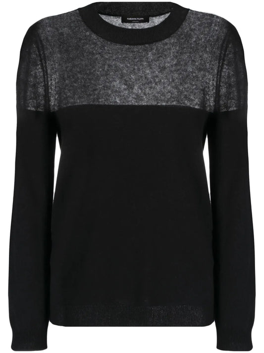 Crew-Neck Long-Sleeve Jumper