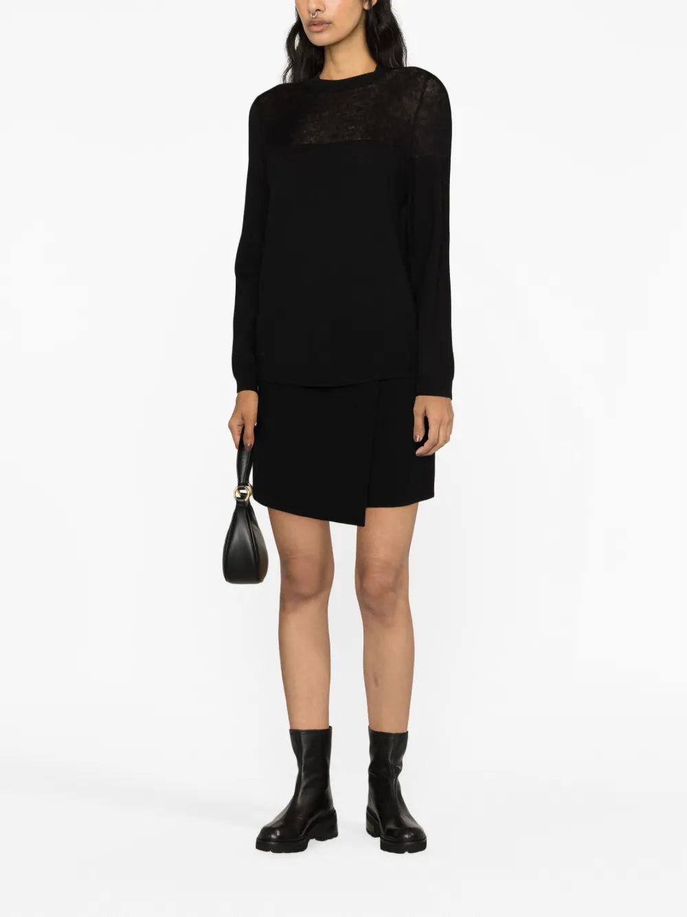 Crew-Neck Long-Sleeve Jumper