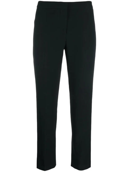 Cropped Straight-Leg Trousers