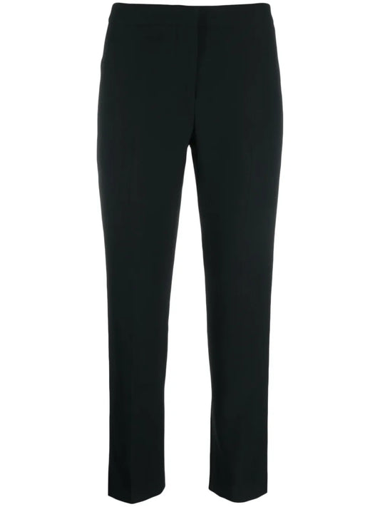 Cropped Straight-Leg Trousers