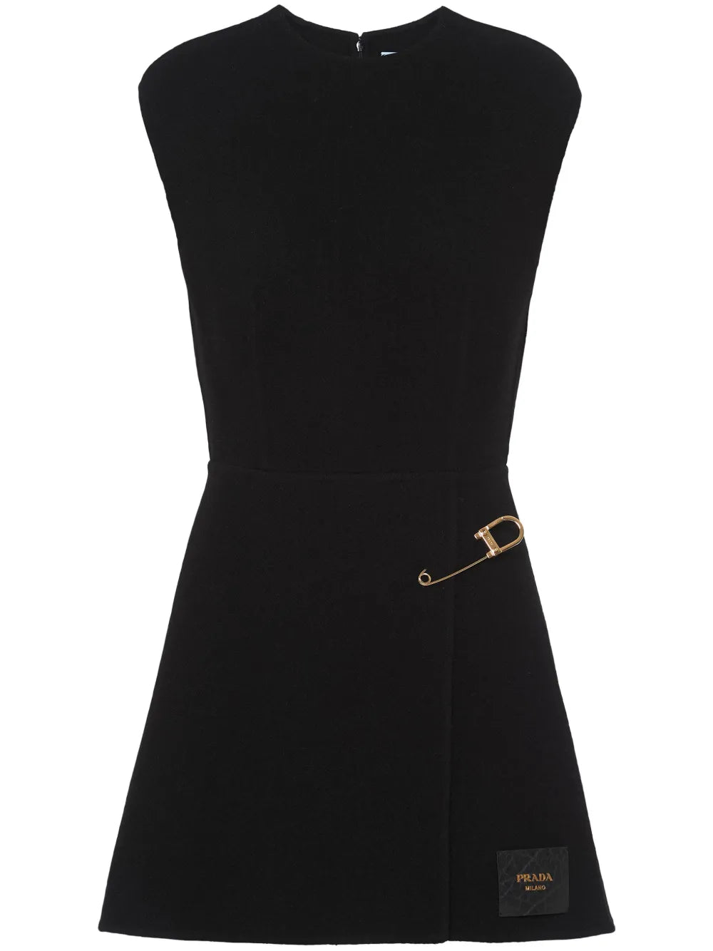 Safety Pin-Detail Minidress