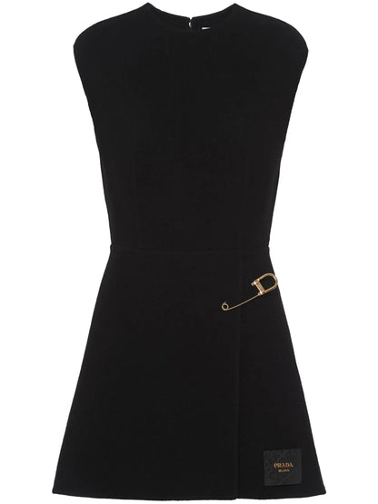 Safety Pin-Detail Minidress